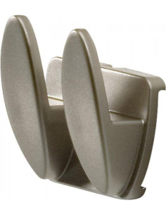 Suporte/cabide c/2 ganchos alumínio CZ Movera