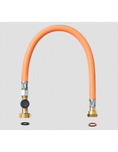 Mangueira de gás com valvula de segurança 450mm G.2 FR Shell 2