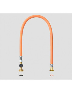 Mangueira de gás com valvula de segurança 750mm G.2 FR Shell 2