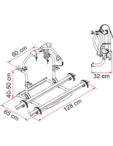 Suporte bicicleta CL Fiamma