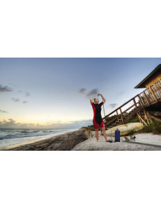 Kit duche exterior com bomba de pé 2