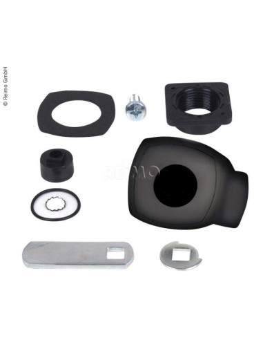 Fechadura exterior quadrada sem canhão e chave