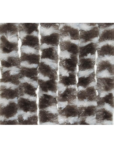 Cortina em Pelo 56x205 castanha/branca