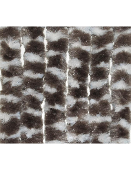 Cortina em Pelo 56x205 castanha/branca