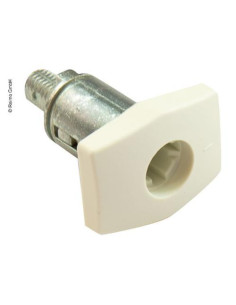 Fechadura de mala branca sem canhão