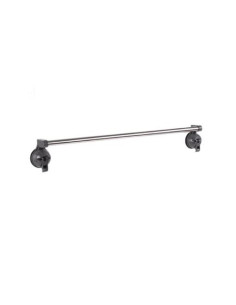 Suporte toalhas com ventosa antracite 60cm Reimo