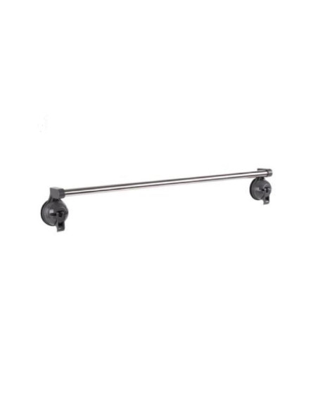 Suporte toalhas com ventosa antracite 60cm Reimo