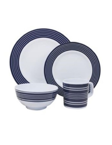 Conjunto louça 16 peças melamina NAVY