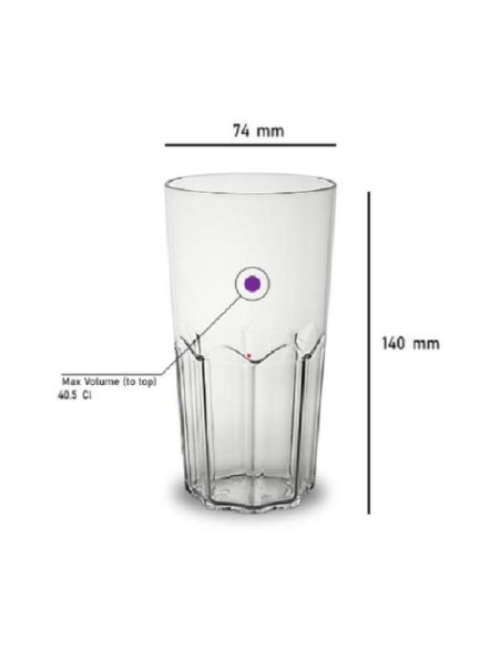 Copo agua Faceta Eco