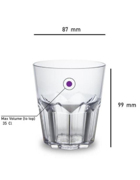 Copo Faceta Prestige 33 cl