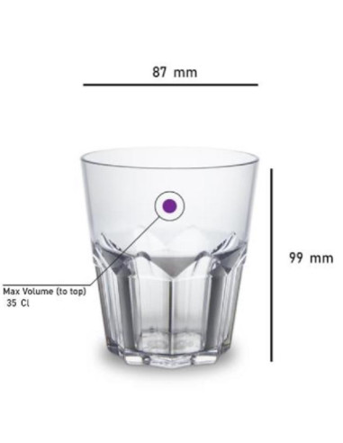 Copo Faceta Prestige 33 cl