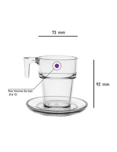 Chávena de Café ou Chá Baixa