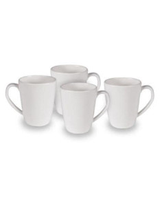 Conjunto Canecas Clasic White 4pc 2