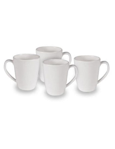 Conjunto Canecas Clasic White 4pc