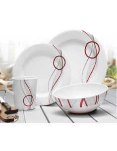 Conjunto Louça 16 Peças Imola Melamina 2