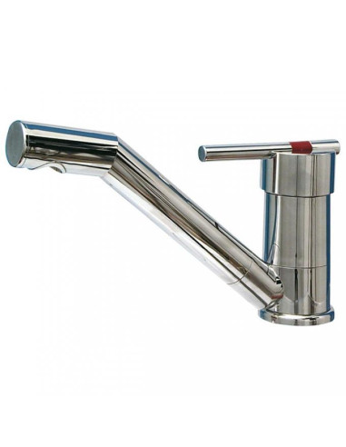 Torneira misturadora com switch chrome mono Sienna Comet