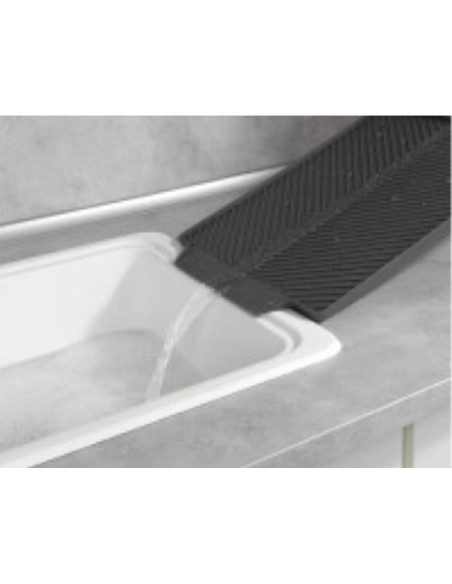 Tapete de drenagem água Linea Cinza