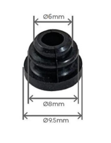 Batente borracha pretapar grelha fogão Dometic