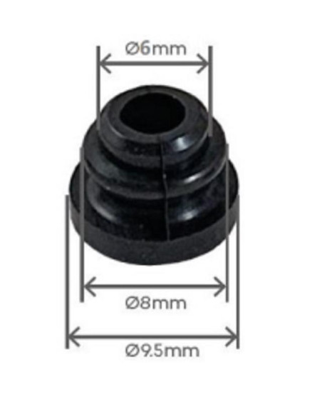 Batente borracha pretapar grelha fogão Dometic
