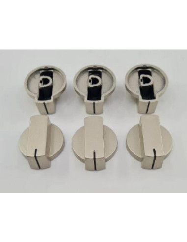 Botão cromado Mate para fogãoThetford