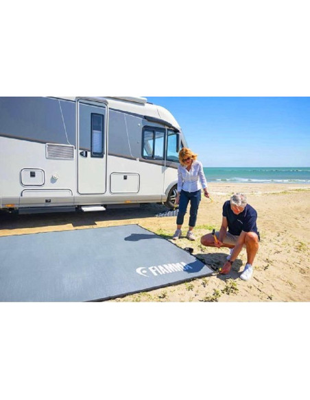 Tapete cinza Fiamma 490X250 Patio-Mat