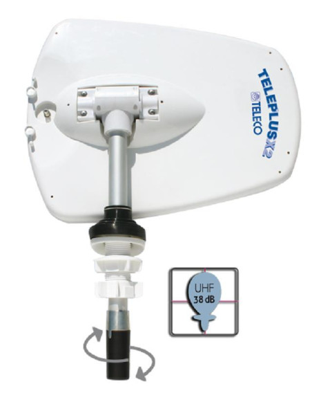 Antena Teleplus X2 165VU 38DB