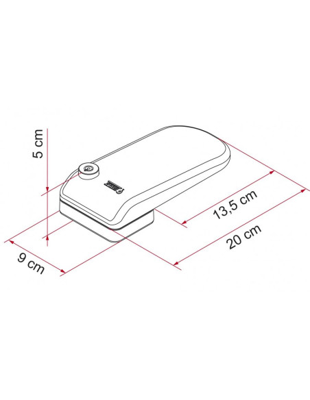 Anti roubo Safe Door Magnum Fiamma
