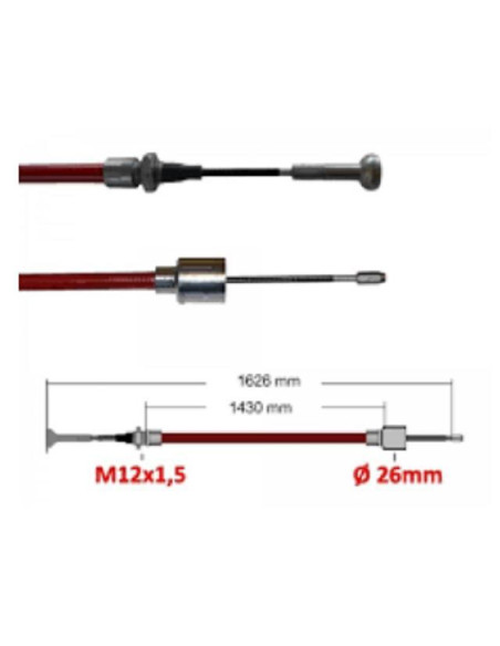 Espia de Travão AL-KO 1130/1306mm