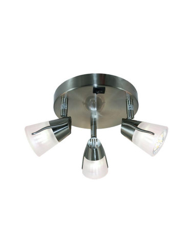 Aplique Meteor Triplo Metal Matt Com Switch 170x120mm Led