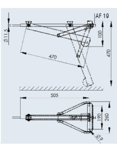 Macaco Al-ko Superligeiro 505mm