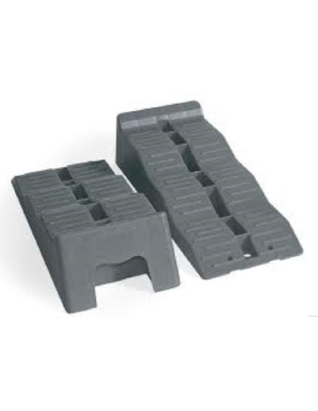 Calço roda Level Up Fiamma cinza com saco