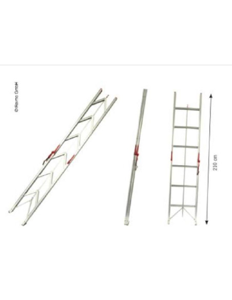 ESCADA TELESCOPICA 2,10MT