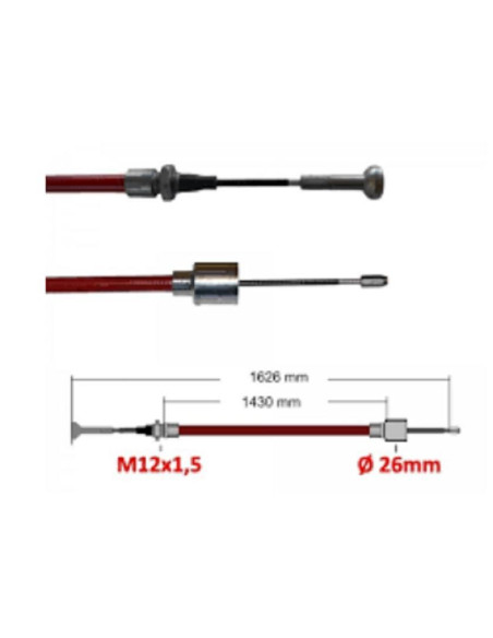 Espia de Travão AL-KO 1320/1516mm