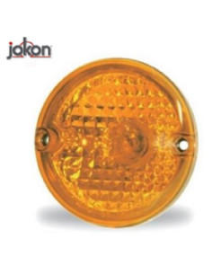 Farolim Traseiro Redondo Pisca 95mm 2