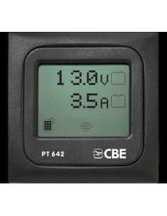 Painel de controlo de bateria voltimetro e amperimetro pt642