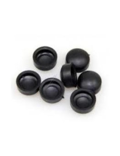 Tampa preta para parafuso fogão