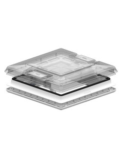 Claraboia Vent Fiamma Cristal 50x50cm 2