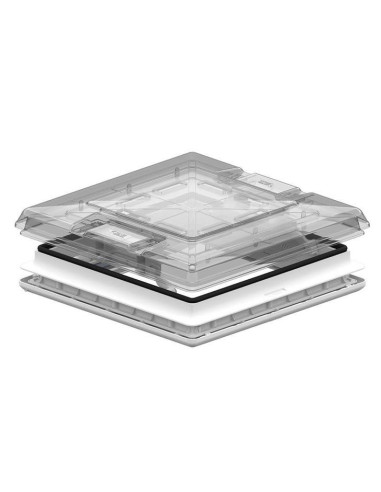Claraboia Vent Fiamma Cristal 50x50cm