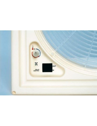 Claraboia 40x40 turbo vent com termostato branca Fiamma