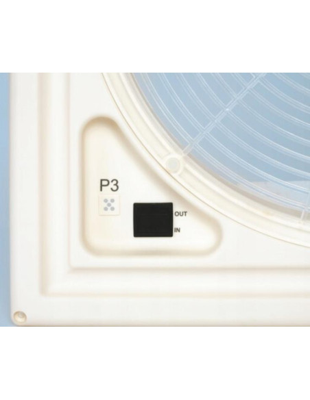 Claraboia Turbo Vent P3 sem termostato 40x40 Branca Fiamma