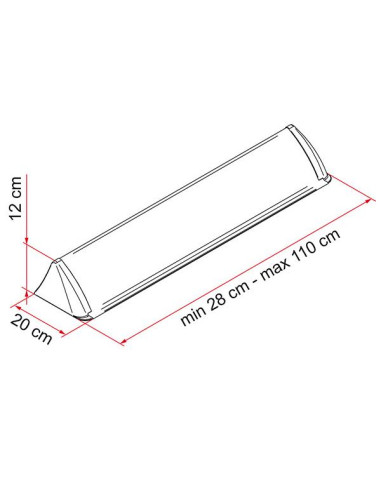 Spoiler universal para claraboia Fiamma