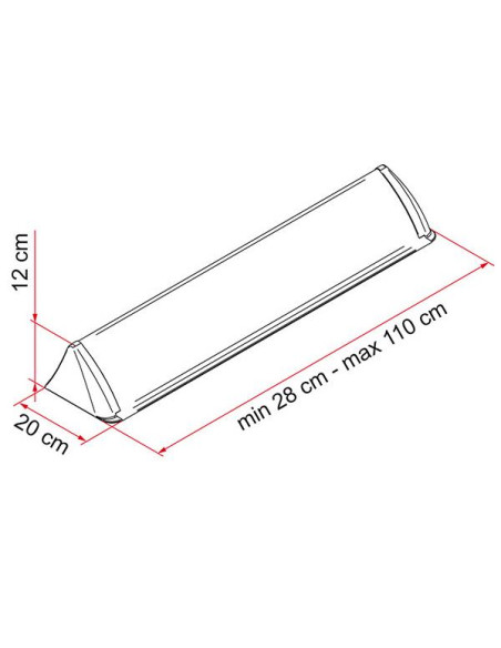 Spoiler universal para claraboia Fiamma