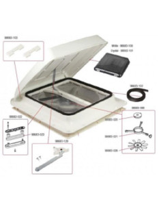 BASE DE SUPORTE PARA CLARABOIA FIAMMA TURBO VENT 2