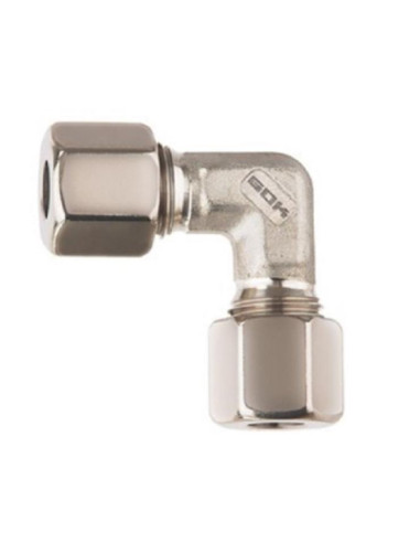 Ligador de gás curvo com bicone10 mm/10mm