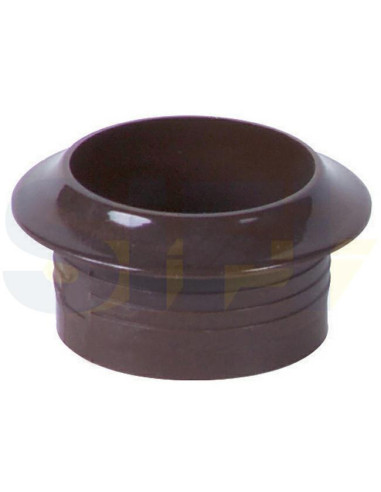 Aro para fecho tic tac castanho latão polido 16mm