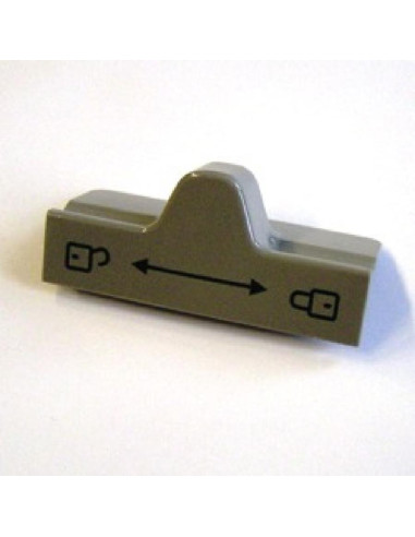 Fecho deslizante cinza para porta de frigorifico Dometic