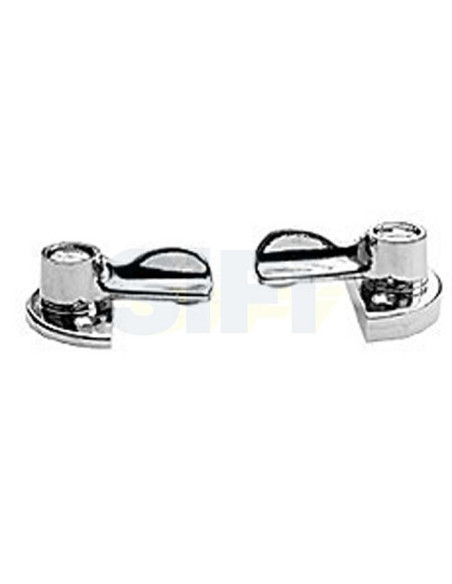 Fecho de meia porta em metal 35X22mm