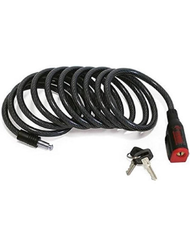 Cadeado com Cabo Aço 2,5Mts Fiamma