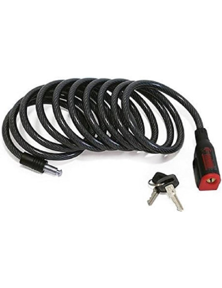 Cadeado com Cabo Aço 2,5Mts Fiamma