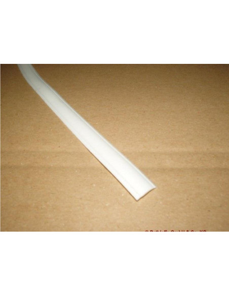 Borracha de acabamento friso/perfil inserção branca